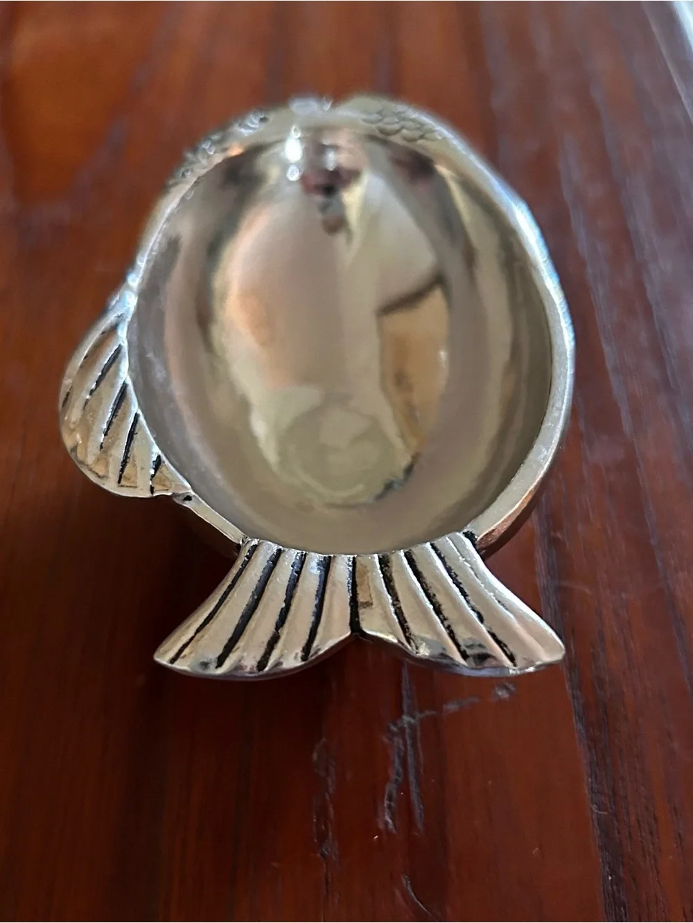 LEIF Pewter olive dish, fish shaped